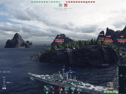 战舰世界:射速极快!卡山神奇得梅因!你值得拥有!