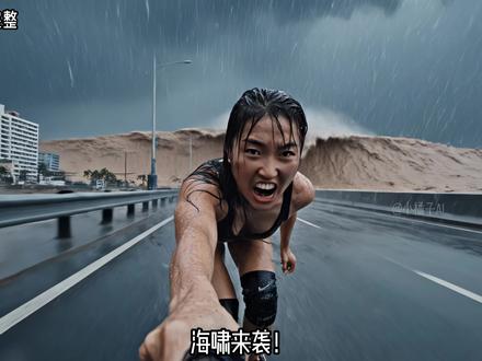 海啸来袭🌊十二星座决定你的庇护所-完整 #ai创作浪潮计划 #极度舒适#庇护所#海啸#原创动画