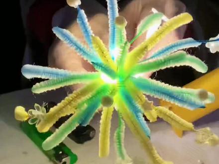 扭扭棒烟花教程来喽#扭扭棒#烟花#DIY#纯手工#北票花店