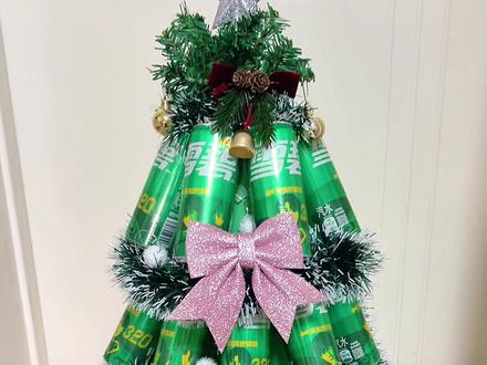 超可爱的四种圣诞树🎄小手工~一学就会哈哈~ #手作diy #手工diy #旧物改造 @抖音小助手