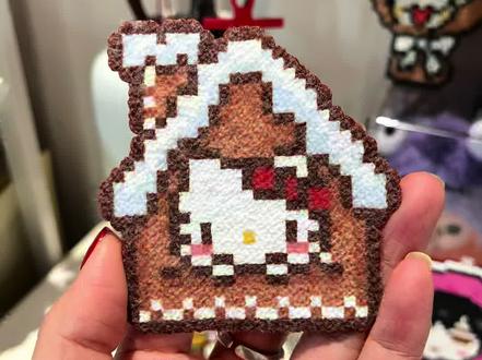 毛巾烫豆的方法分享来啦!#拼豆#毛巾烫拼豆 #kitty #拼豆图纸 #拼豆教程