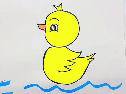 我们今天用字母S画简笔画小鸭子,太简单了,小朋友一看就会#亲子手工 #简笔画 #一学就会的简笔画 #儿童绘画