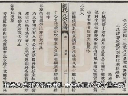 墨庄堂刘氏族谱,墨庄堂刘氏字辈 #墨庄堂 #墨庄刘氏 #墨庄堂刘氏 #刘氏家族 #刘姓
墨庄堂是一个典故堂号。主要在江西刘式后代中流行,也有部分由江西外迁他省的刘式后裔仍沿用这一堂号。
墨庄堂常德刘氏字派:超廷振世学;圣朝显文宗;宏开新民泽;光照泰道崇;仁义忠孝立;礼智信成功;恩德绍先业;万代昭时雍。
江西省宜丰县天宝墨庄刘家的字辈:椿承念允阳,季翁彦用礼。士仲亦正全,成守世应芳。大兴开泰兆,中以美克定。及文升同彩,亮裕才秀昌。
宜春荷溪墨庄刘氏族谱:世起家庭运,祥开祖惠长。学儒师古道,华国发天章。懋业光青简,芳名纪鼎常。宗人能绍述,尔祚必其昌。
湖北铜鼓荷塘墨庄堂刘谱:登仕惟充学,安荣自有源。星光传世德。
本视频墨庄堂浙江天宝刘氏同治六年族谱电子版,刘姓族人可免费索取。