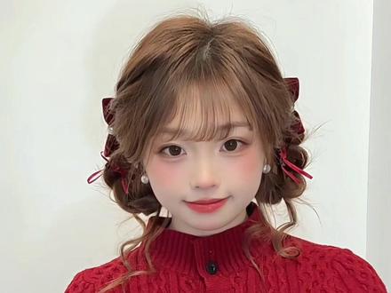 新年发型来袭 简单又可爱#发型#护发#养发护发