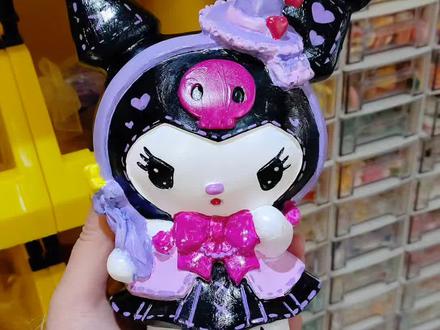 【爆改计划】被顾客遗忘的石膏娃娃 #丙烯马克笔 #库洛米 #手工diy #手工 #石膏娃娃