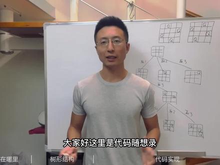 这就是传说中的N皇后? 回溯算法安排!| LeetCode:51.N皇后 #leetcode #数据结构与算法 #编程 #程序员 #Leetcode