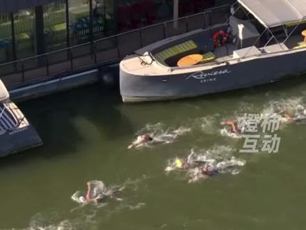 女子马拉松游泳10公里决赛,网友:能坚持游完的都是英雄#奥运会