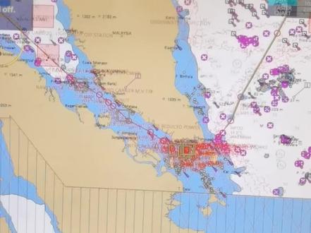 涨知识:海图视角看新加坡海峡和马六甲海峡#涨知识 #科普 #军迷