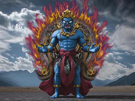 不动明王 密宗八大明王之首 #不动明王 #藏传 #藏传佛教