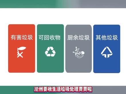 #沧州 要收#垃圾处理费 每户每月3元