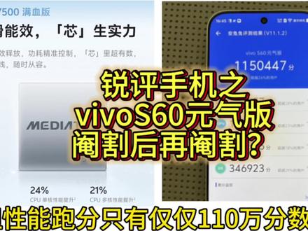 锐评vivoS60元气版:被S60阉割后再阉割?
无潜望长焦?4K Live模式要12G运存?#vivoS60 #vivoS60元气版 #锐评手机 #我要意气风发#拍机堂淘机