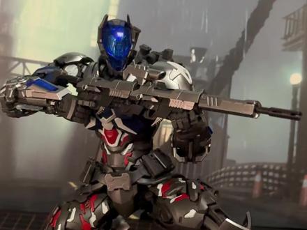 和模线超限零点阿卡姆骑士 实物测评展示#和模线 #阿卡姆骑士 #蝙蝠侠 #模玩 #拼装模型