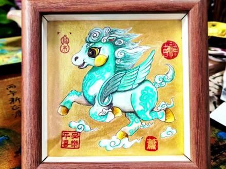 自己动手绘制2026马年吉祥物,这么可爱的“骐骥驰骋”你拥有了吗?#纯手绘 #2026马年吉祥物 #骐骥驰骋 #手工diy#画画