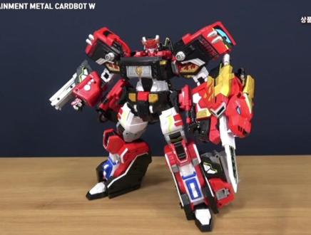 炫卡斗士w烈狮火警变形