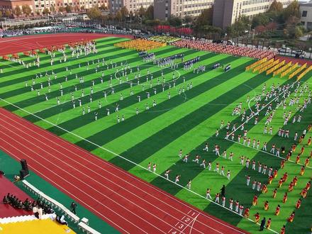 渭南市第二届中学生三大球运动会开幕式花样跳绳︱大荔县云棋小学