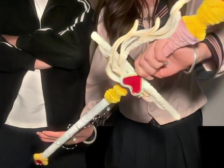 当你不小心有了一把扭扭棒之后…#魔法剑 #真爱降临 #扭扭棒 #手工diy