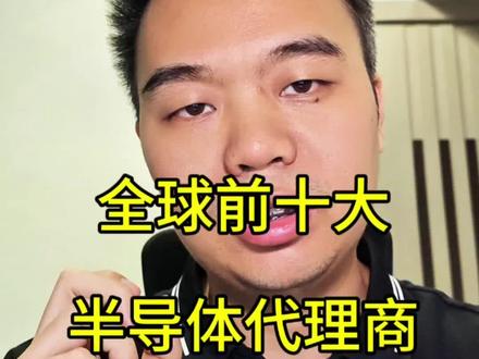 全球前十大半导体代理商#文晔 #大联大 #艾睿电子 #安富利 #中电港
