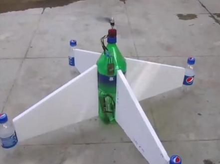 如何用泡沫板和塑料瓶制作直升飞机#创意diy #科技小制作 #航模飞机 #动手能力 #科普知识