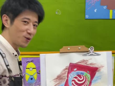 今天画你爱吃的棒棒糖@阿尔卑斯 Alpenliebe #一颗糖骗出一个你 #画画 #少儿美术教育 #蛋仔派对 #一起学画画