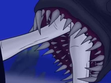 食海者VS七腮鳗#动漫