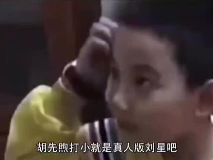 #胡先煦 小时候也太皮了,真人版刘星的原型#来时路 #小时候的快乐很简单