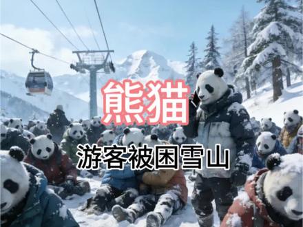 熊猫短剧,熊猫:你们说这样的游客,我该不该去救?感谢支持,点赞➕关注!#热门#原创视频#动漫艺术#游客被困#熊猫短剧