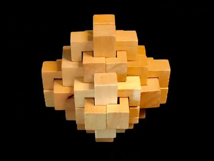 鲁班锁,二十四锁。拆解复原教程。#鲁班锁 #二十四锁 #孔明锁 #益智玩具 #抖音小助手