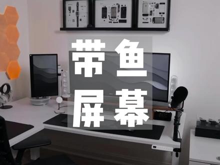 你觉得多大的显示器才是最舒适的 #显示器 #电脑桌 #电脑 #办公