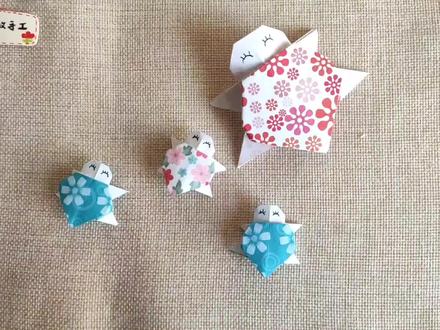 萌萌小乌龟折纸,适合小朋友简单折纸 #手工diy #折纸教程 #儿童手工 #亲子手工