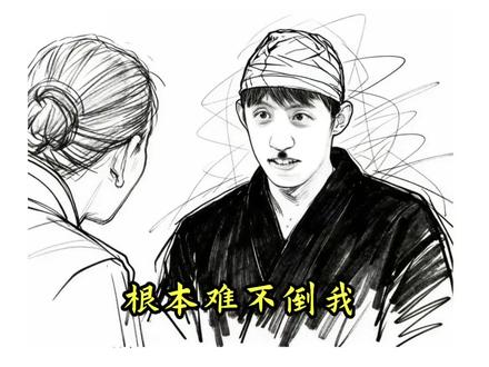 当小满去日本餐厅工作#灵魂画手#手绘#剪映#黄景瑜#岁月有情时