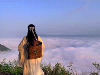 我问青山何日老,青山问我几时闲。我见众山皆草木,唯有见你是青山。青山已随晚风去,我余沧海化桑田。朝阳落幕霞光胜,云海浅薄秋雨残。#古风 #情感 #最美推荐官 #云海