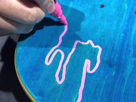 一分钟教手残党如何DIY滑板,超简单哦#滑板 #DIY