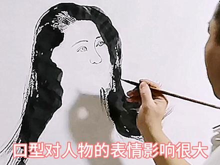 陆丰瀛宝堂:郭丰演写意画法,创作水墨人物新女性(1)