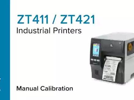 斑马ZT411打印机手动校准视频 #斑马打印机 #斑马打印机纸张校正