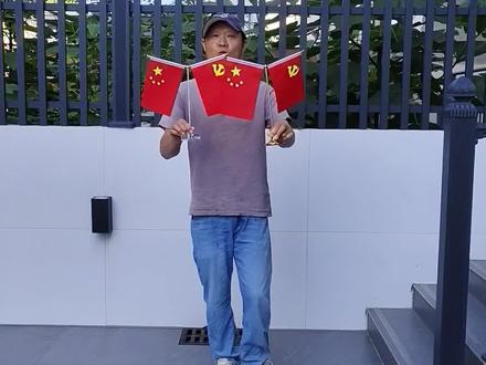 桌摆旗办公室国旗党旗会议室摆件水晶金银色摆件桌摆旗小红旗台式