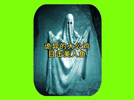 诡异的大公鸡 深夜拦路的诡异大公鸡,这是传说中的美人鱼吗? #奇闻异事 #未解之谜 #诡异事件