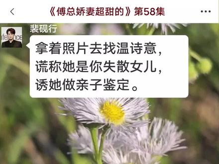 裴家兄弟巧妙的做了亲缘鉴定#小说推文 #情感小说