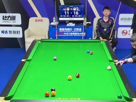 铁头刘屹骑再战韩国选手黄勇
#刘屹骑 #独牙 #独牙九球比赛