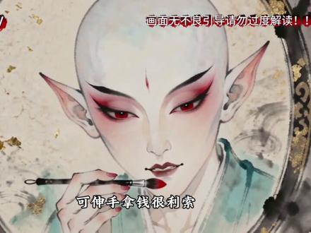 oldbaby又一力作水墨《妖孽》首发 #孽#妖孽#oldbaby#ai歌曲 #tuneeai