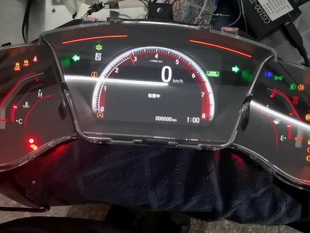 #创作灵感 十代思域
蓝色置换红色仪表
SJ红色灯眉水温油量
图标保留白色#液晶仪表 #本田 #原车升级 #十代思域