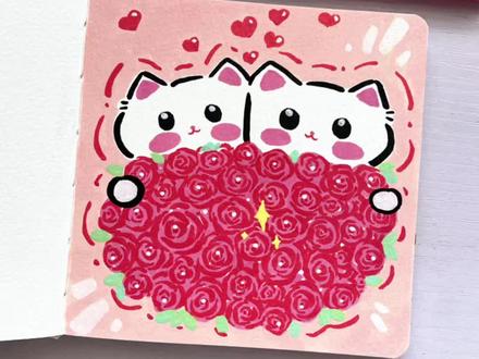 贴贴🐱🌹🌹
🖊️:慕多星小红心丙烯马克笔
📒:12×12
#抖音年味艺术图鉴 #把爱画成花 #丙烯马克笔 #手绘 #跟着抖音学画画