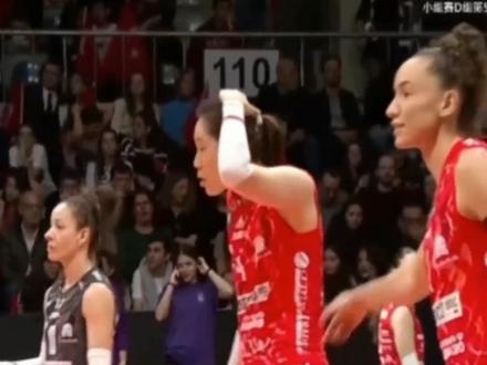 3-0!科内利亚诺欧冠五连胜,朱婷轰8分,被球击中太可爱