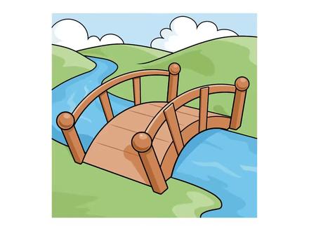 桥的绘画步骤#儿童简笔画