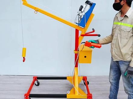 自制搬运神器自带吊车,搬东西特别轻松,成品一出就被邻居看好了