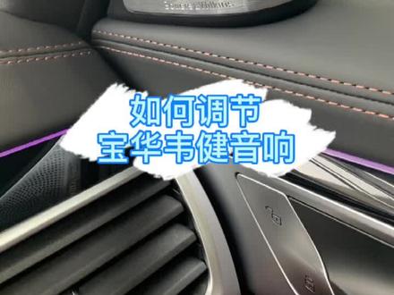 宝华韦健音响调节!完美get!🎵#抖音汽车 #创新bmw #宝华韦健