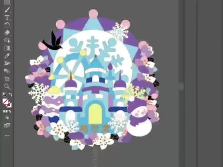 矢量冰箱贴插画如何快速上色 #平面设计 #logo设计 #Ai零基础入门教程 #Ai插画 #Ai小技巧 国潮 文创设计