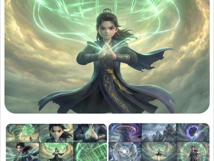 Q版韩立放大招啦!|AI漫剧喂饭教程,3D国漫视频提示词展示 #AI漫剧 #凡人修仙传 #韩立 #AI #AI视频