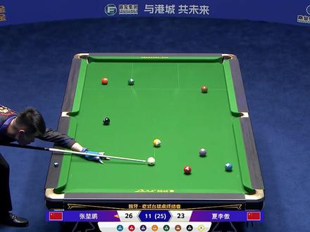 独牙前年重磅大戏!最帅师徒头一次相遇,节目效果直接拉满 #张堃鹏 #夏李傲 #独牙 #中式九球 #中式台球