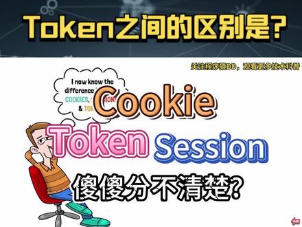 一次搞懂Cookie、Session、Token的区别 #程序员 #技术科普