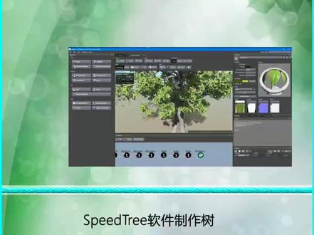 SpeedTree制作树木,三维效果。计算机技术,设计技术,不定时更新,无私分享,绝对不会令你失望而归。#教程